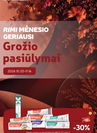 RIMI GROŽIO prekių katalogas Nr. 11 2026.10.20 - 2026.11.16
