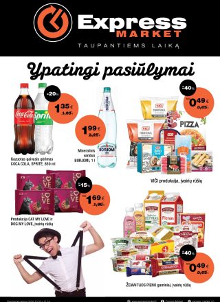 EXPRESS MARKET akcijų leidinys 2026.10.25 - 2026.11.14