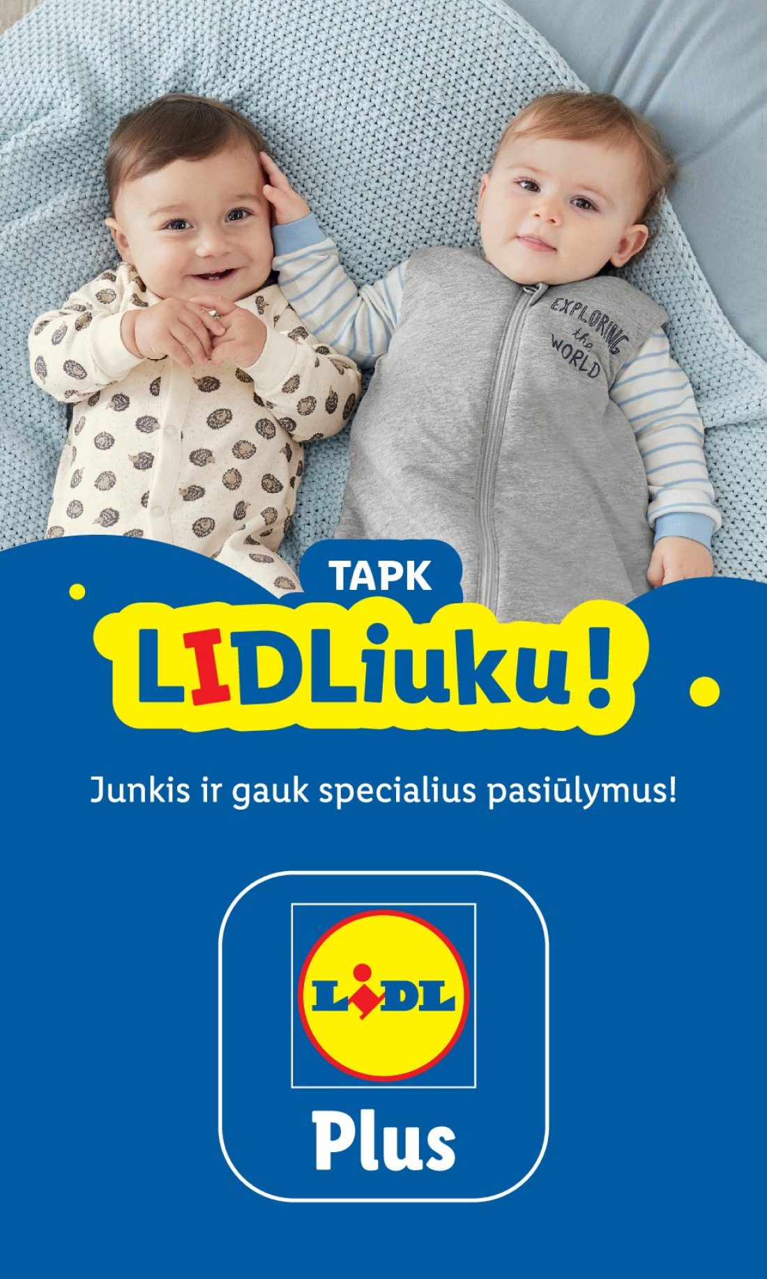 Tapk LIDLiuku!, 1 psl.: TAPK