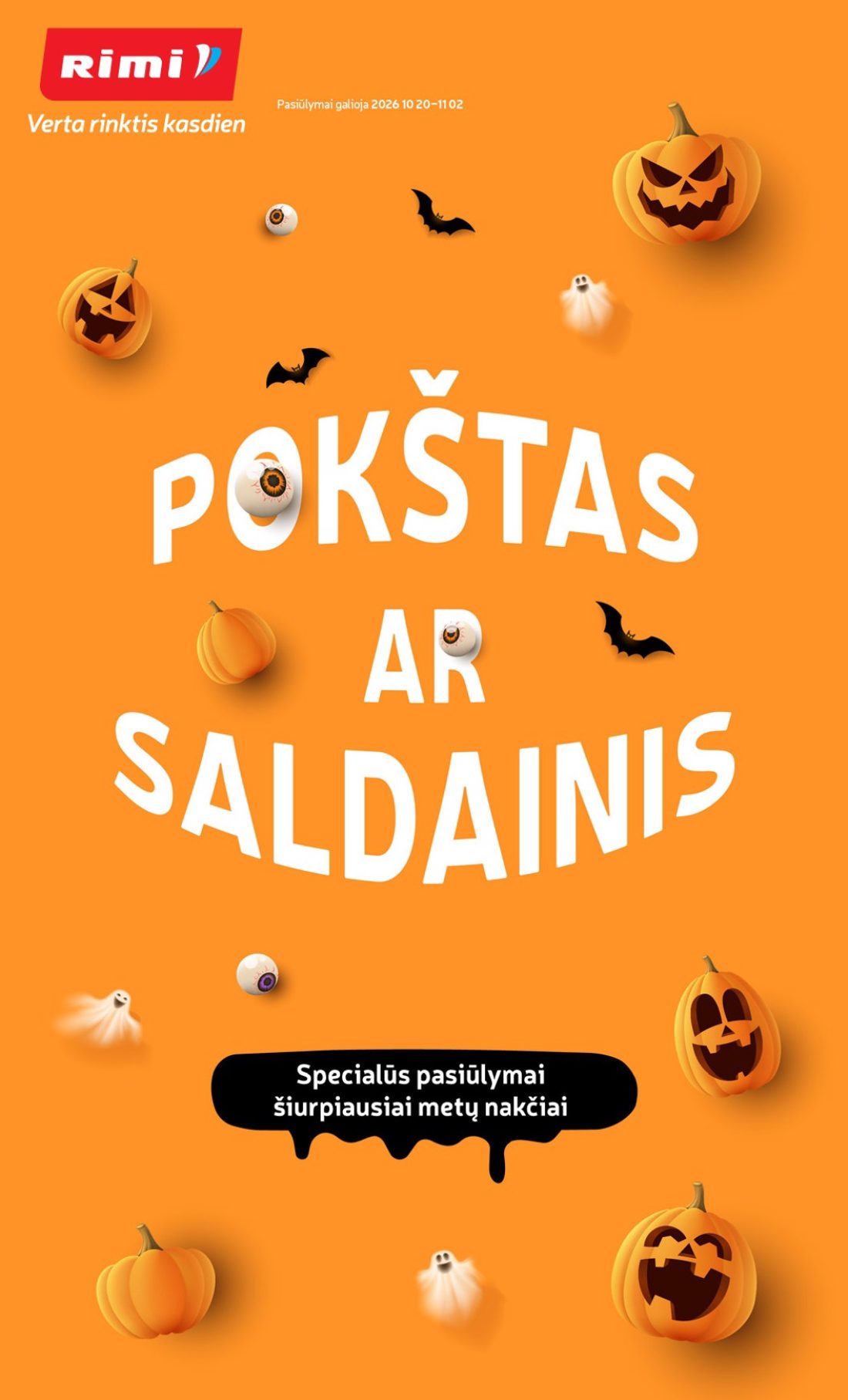 RIMI Helovynas 2026, 1 psl.: Pasiūlymai galioja