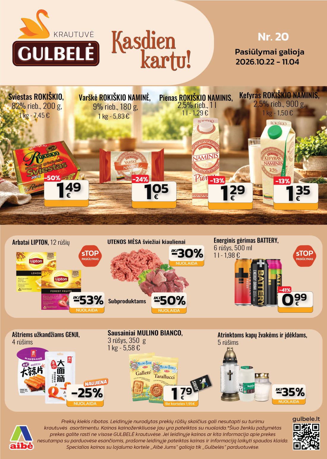 GULBELĖ akcijų leidinys Nr.4, 1 psl.